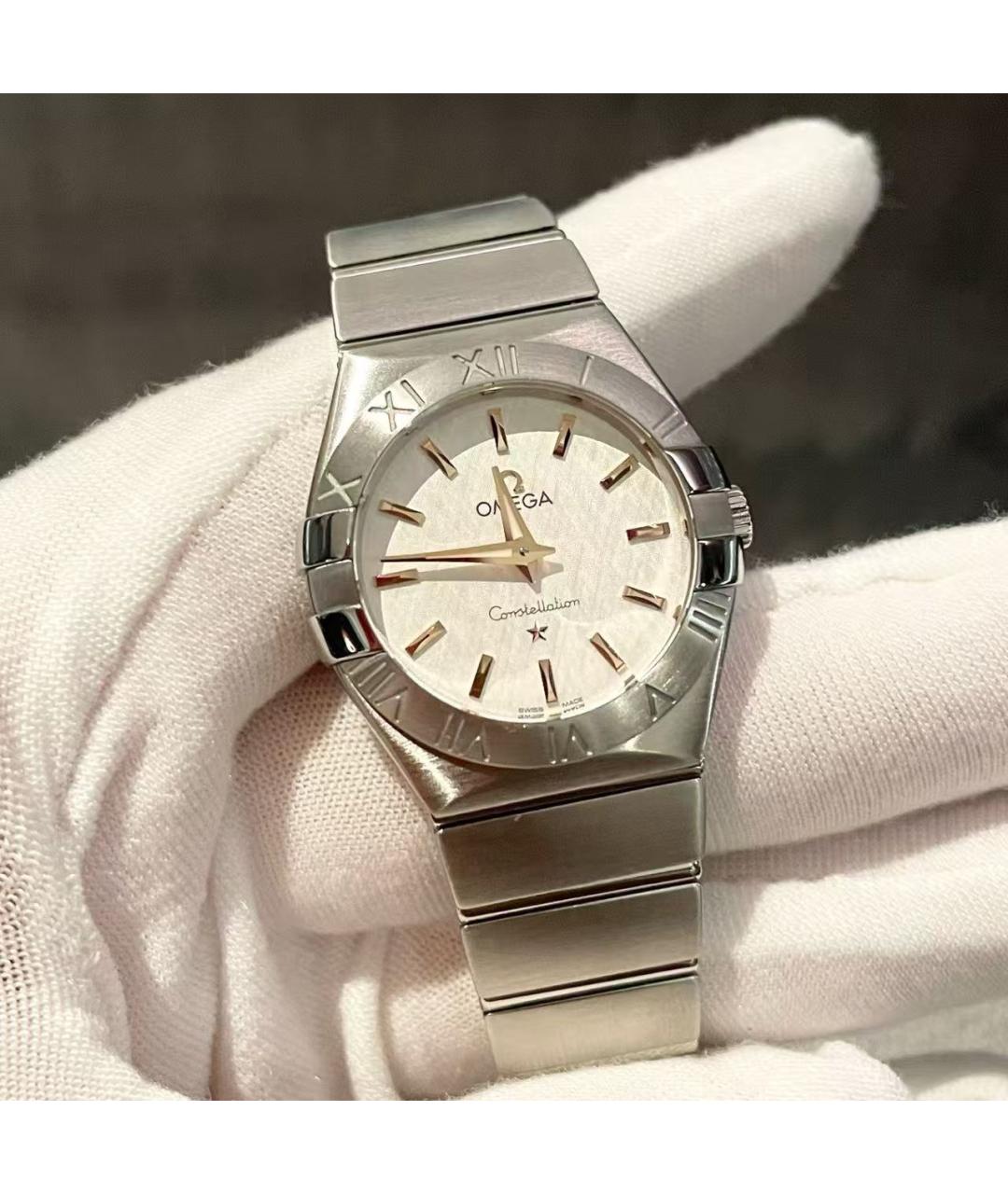 OMEGA Серебряные часы, фото 2