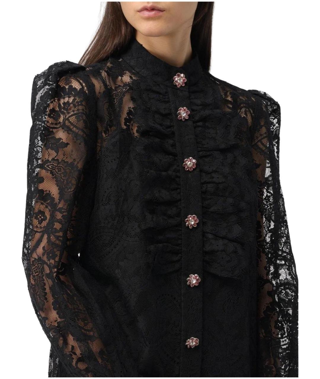 ZIMMERMANN Черная хлопковая блузы, фото 4
