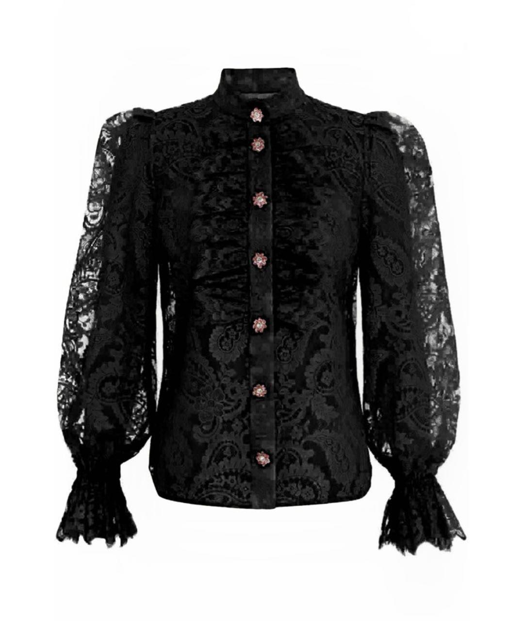 ZIMMERMANN Черная хлопковая блузы, фото 1