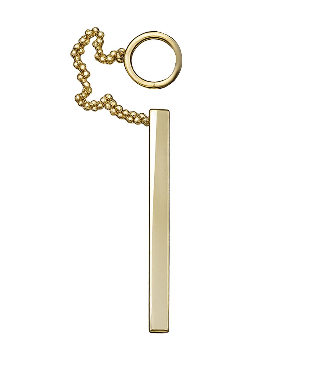 DOLCE&GABBANA Золотой металлический галстук, фото 1