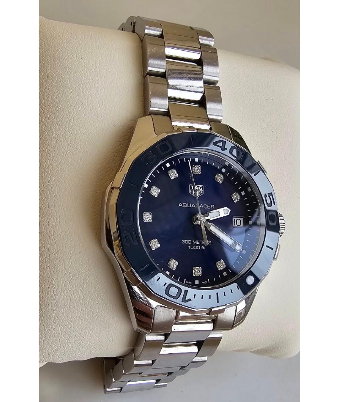 TAG HEUER Серебряные часы, фото 2