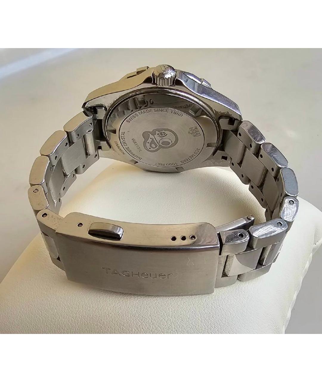 TAG HEUER Серебряные часы, фото 3