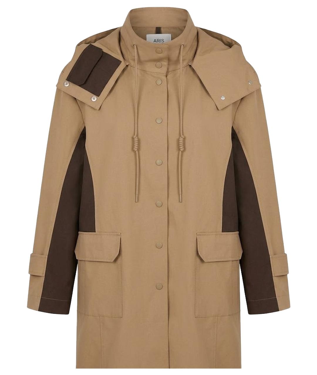 LOW CLASSIC Хаки креповый тренч/плащ, фото 1