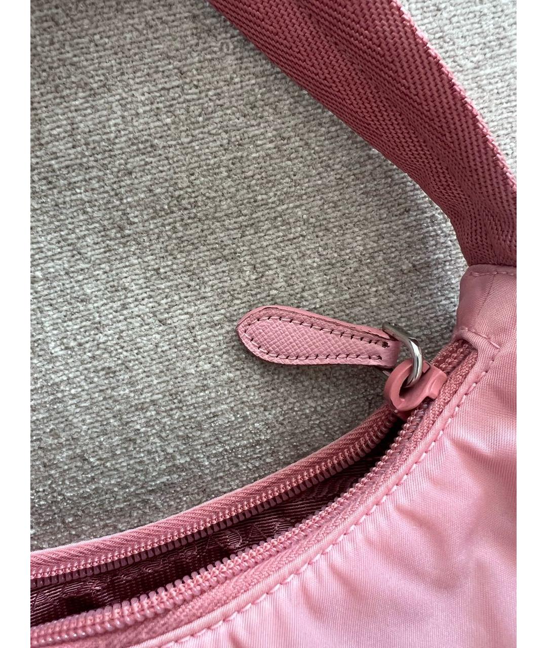 PRADA Розовая сумка с короткими ручками, фото 5