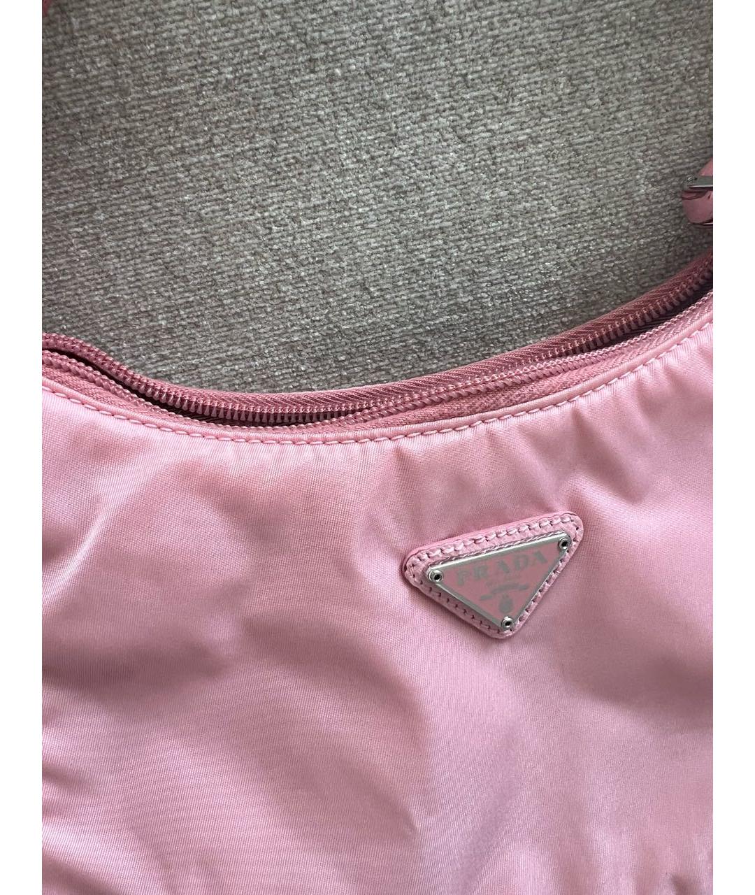 PRADA Розовая сумка с короткими ручками, фото 4
