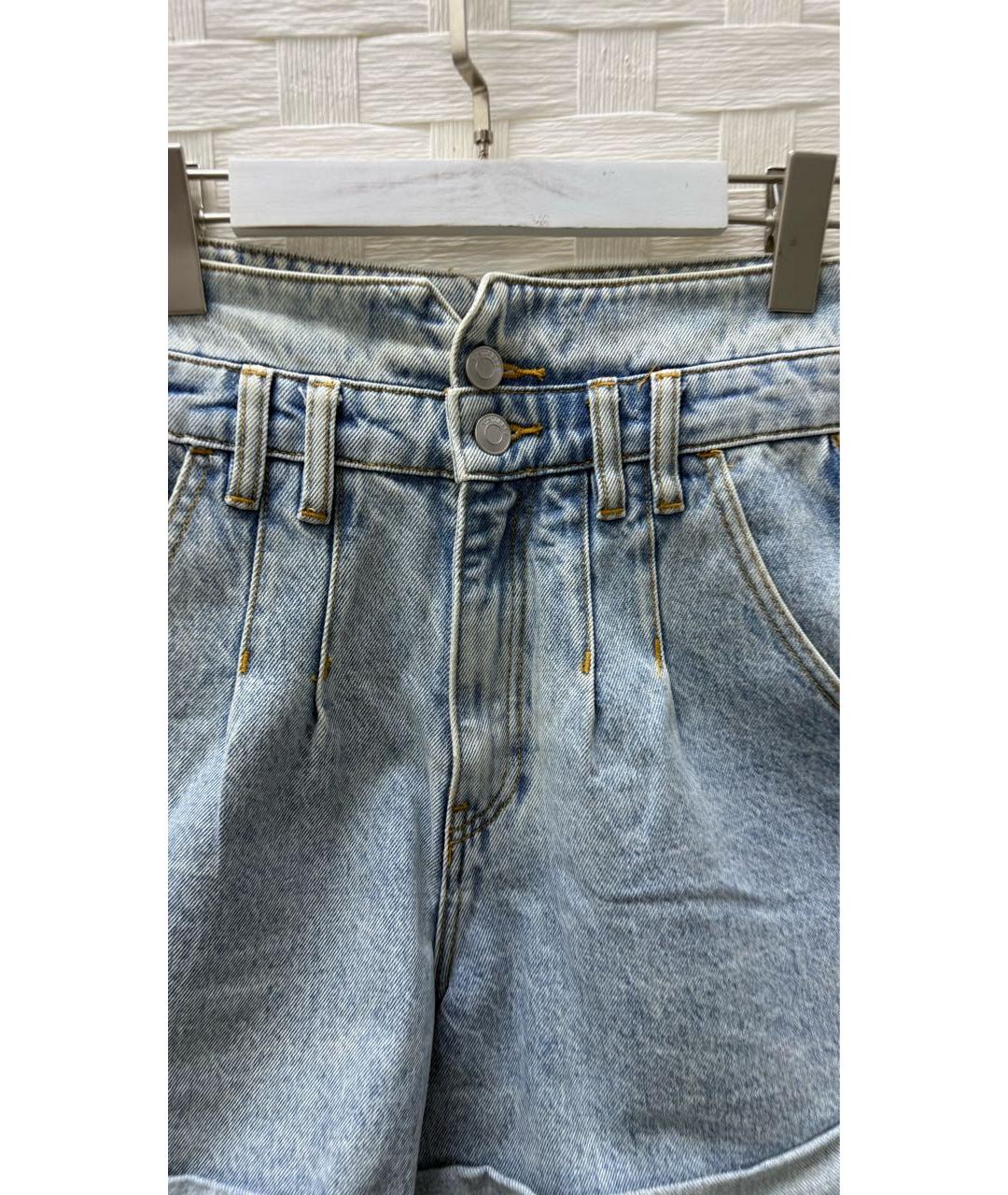 12 STOREEZ Голубые хлопковые шорты, фото 3