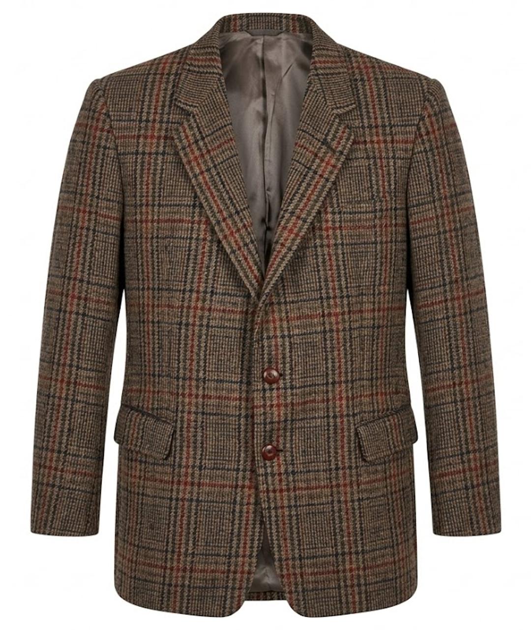 BURBERRY Мульти шерстяной пиджак, фото 1