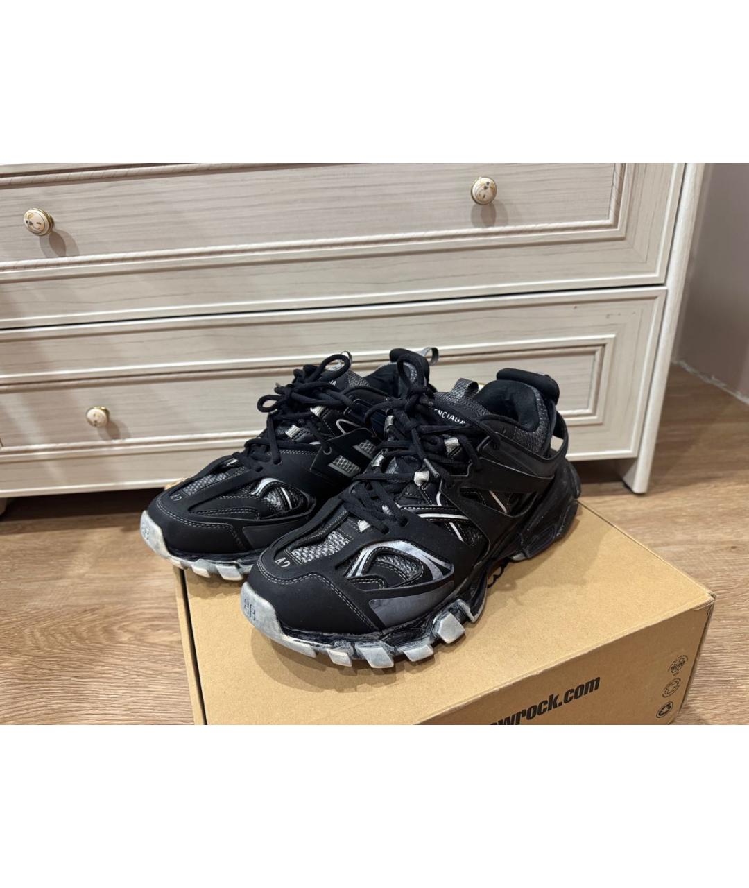 BALENCIAGA Темно-синие низкие кроссовки / кеды, фото 2