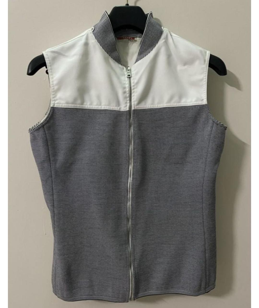 PRADA Серый полиамидовый жилет, фото 5