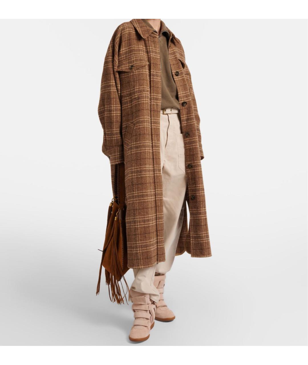 ISABEL MARANT Бежевые замшевые кроссовки, фото 3