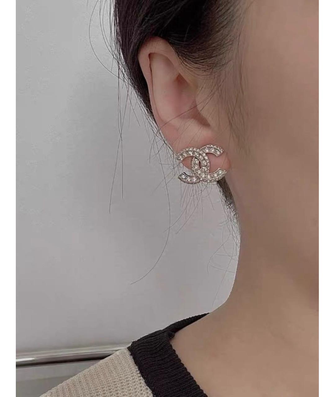 CHANEL Золотые серьги, фото 8