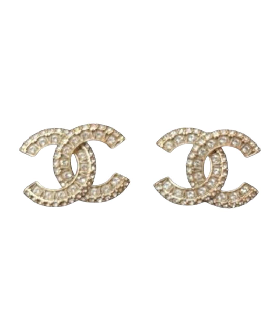 CHANEL Золотые серьги, фото 1