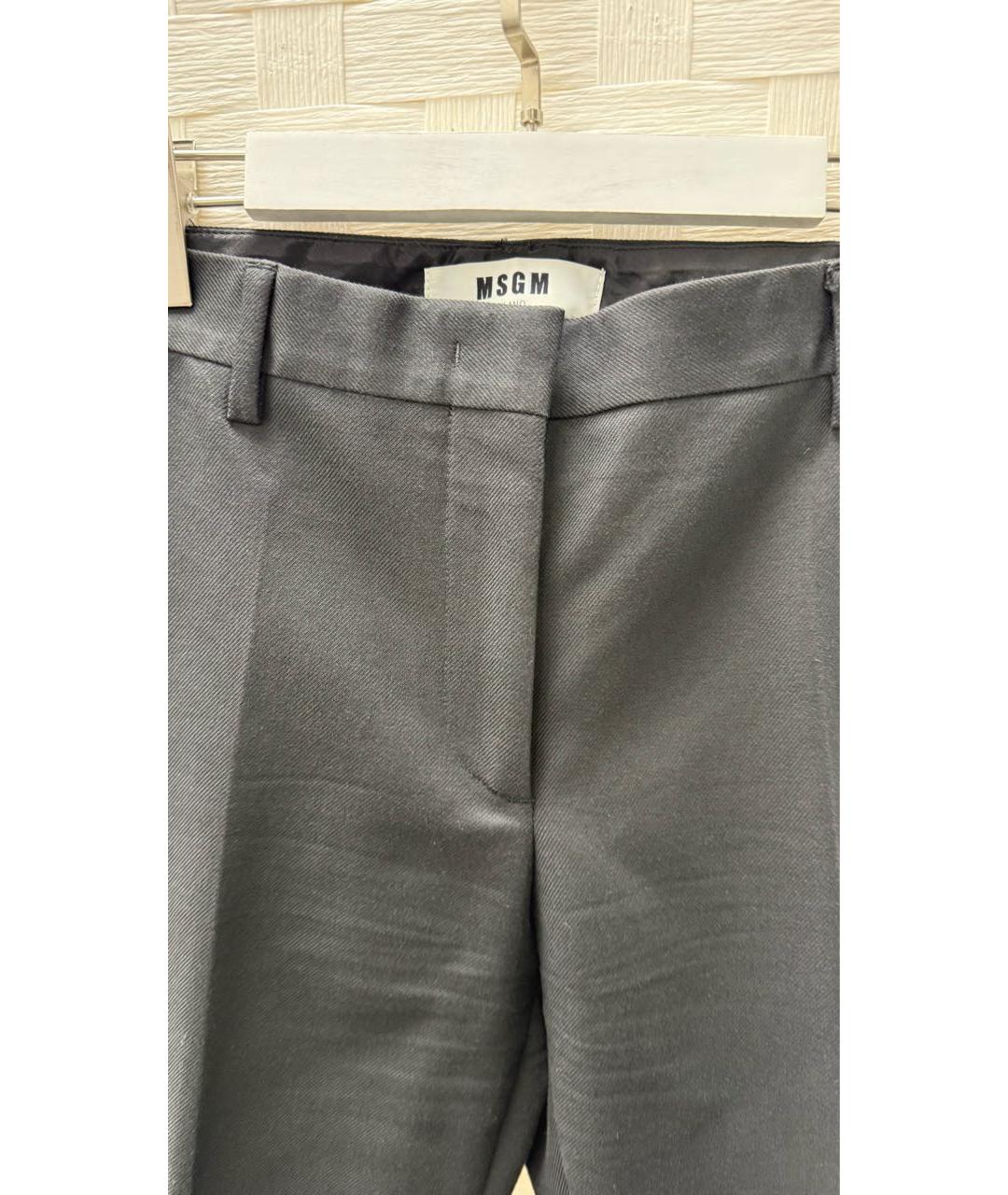 MSGM Черный хлопковый костюм с брюками, фото 8