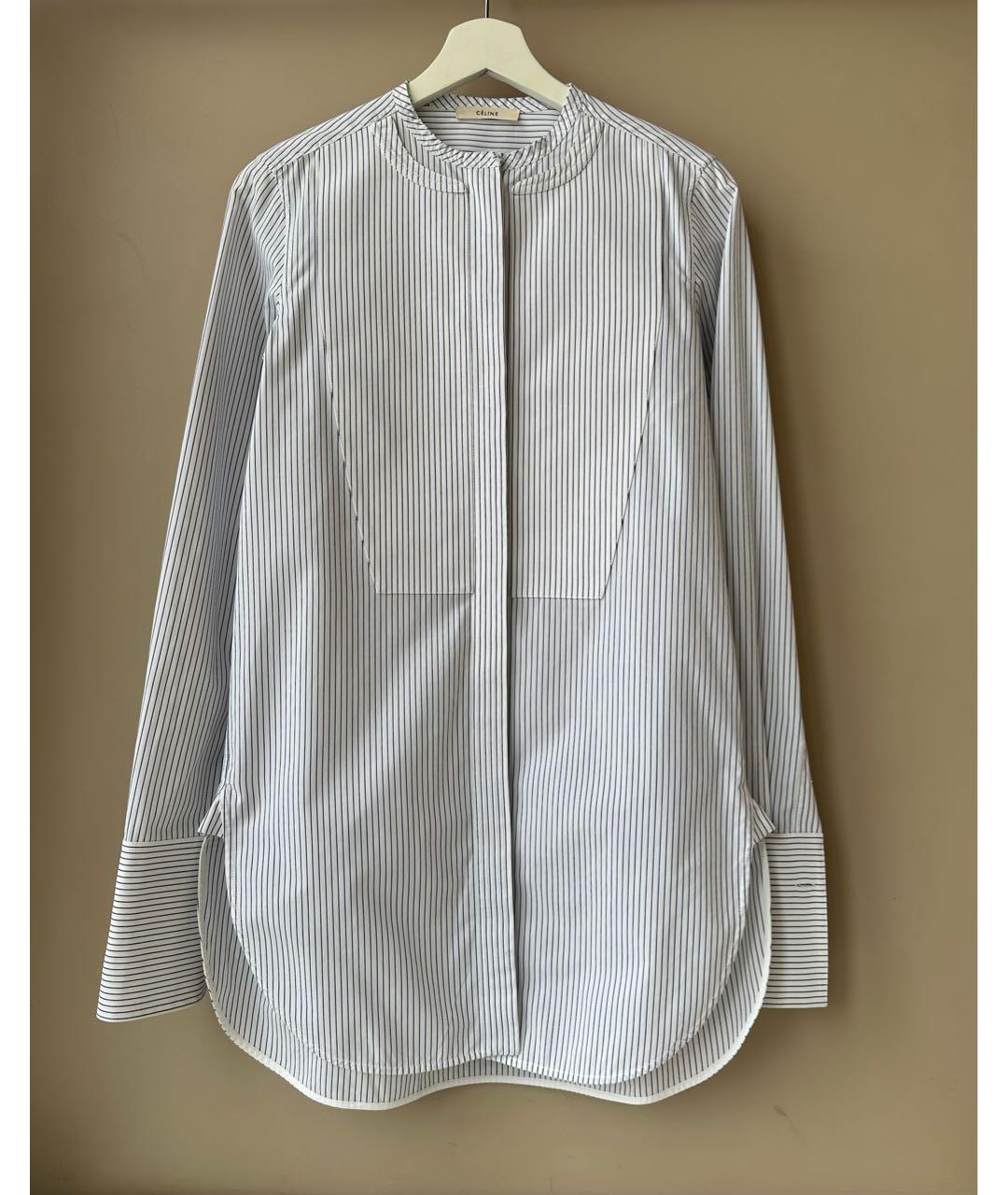 CELINE Голубая хлопковая рубашка, фото 2