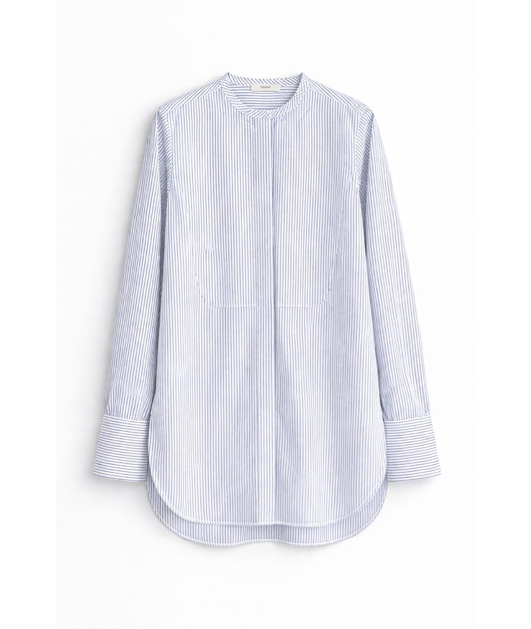 CELINE Голубая хлопковая рубашка, фото 9