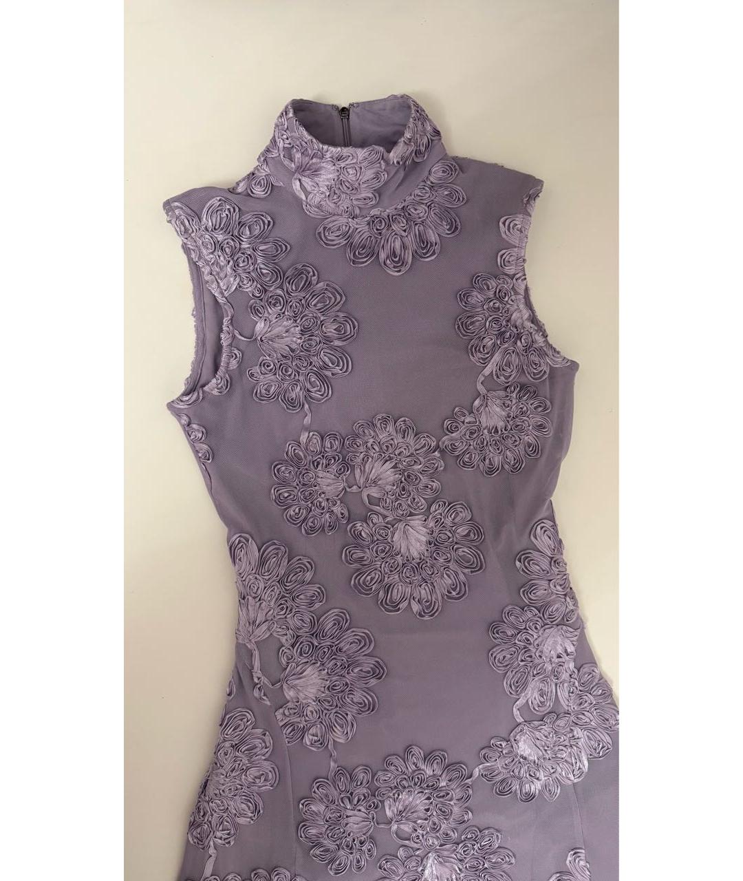 ROTATE Фиолетовое вечернее платье, фото 8