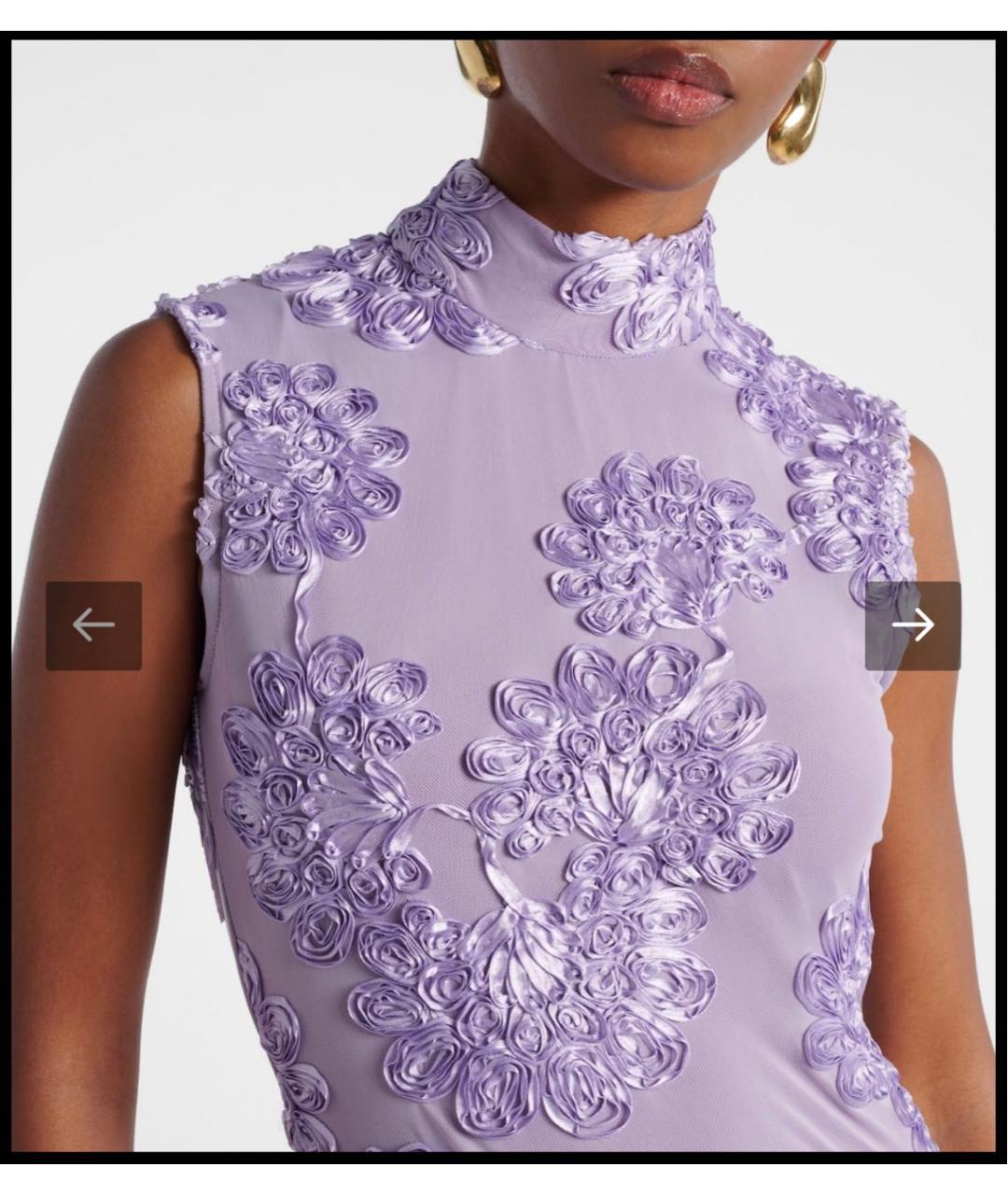 ROTATE Фиолетовое вечернее платье, фото 4