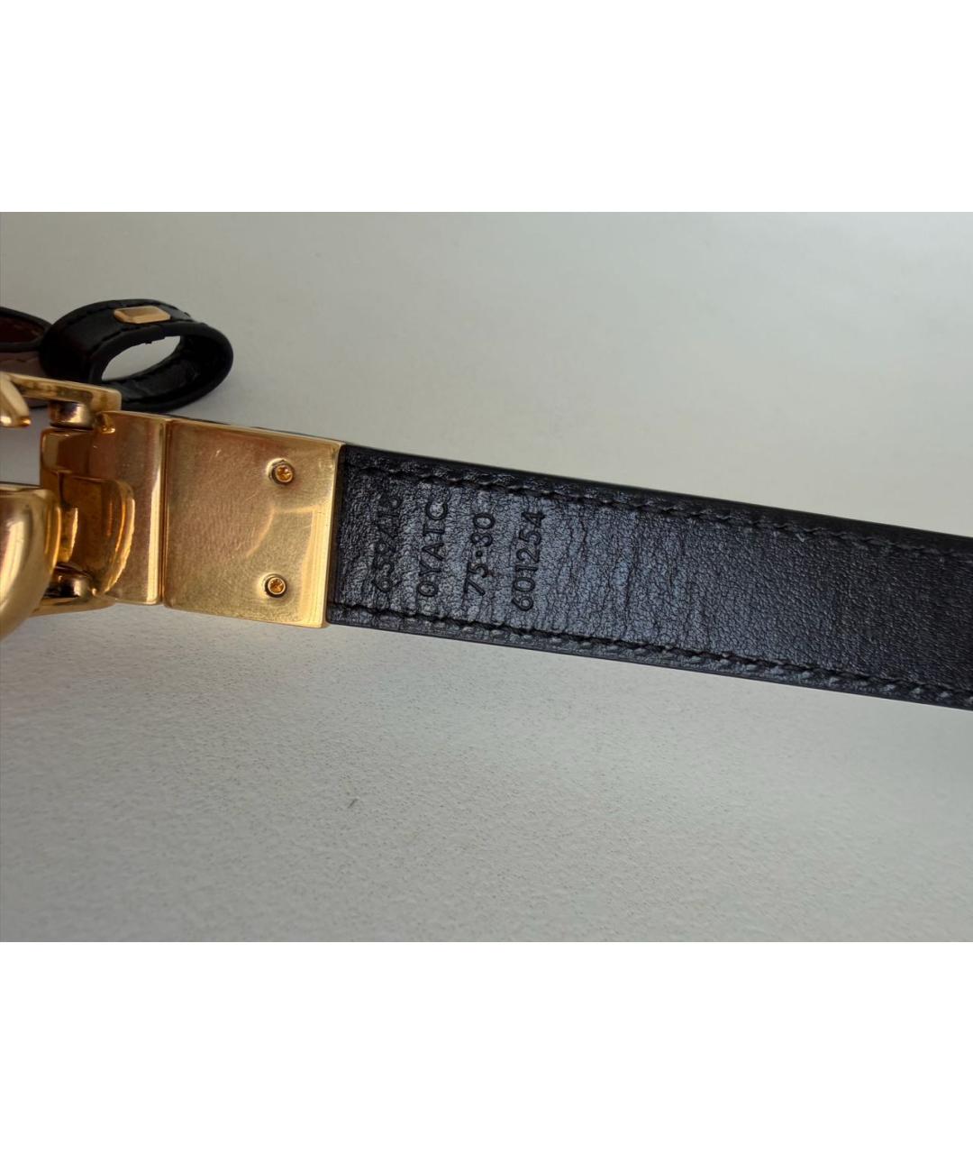 GUCCI Бежевый кожаный ремень, фото 4