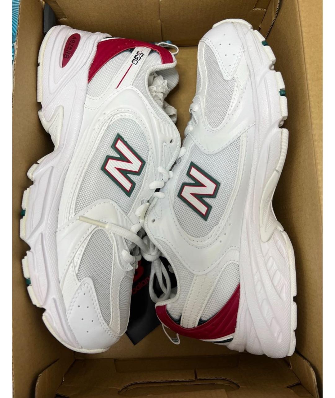 NEW BALANCE Белые низкие кроссовки / кеды, фото 5