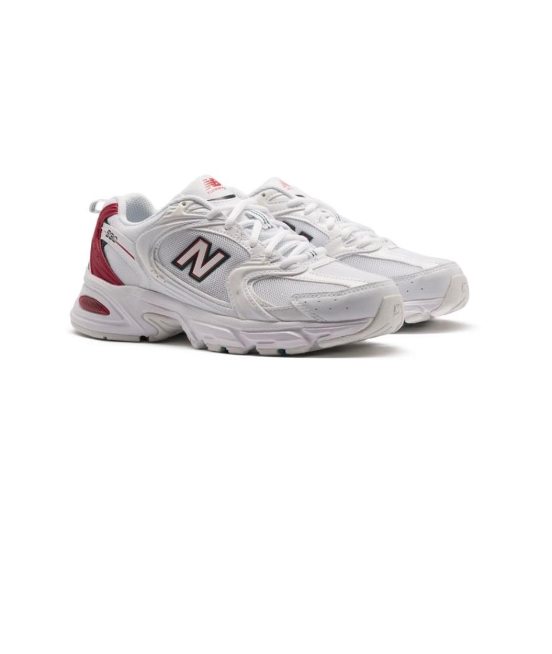 NEW BALANCE Белые низкие кроссовки / кеды, фото 2