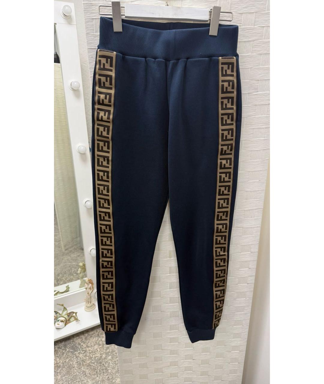 FENDI Темно-синий костюм с брюками, фото 2