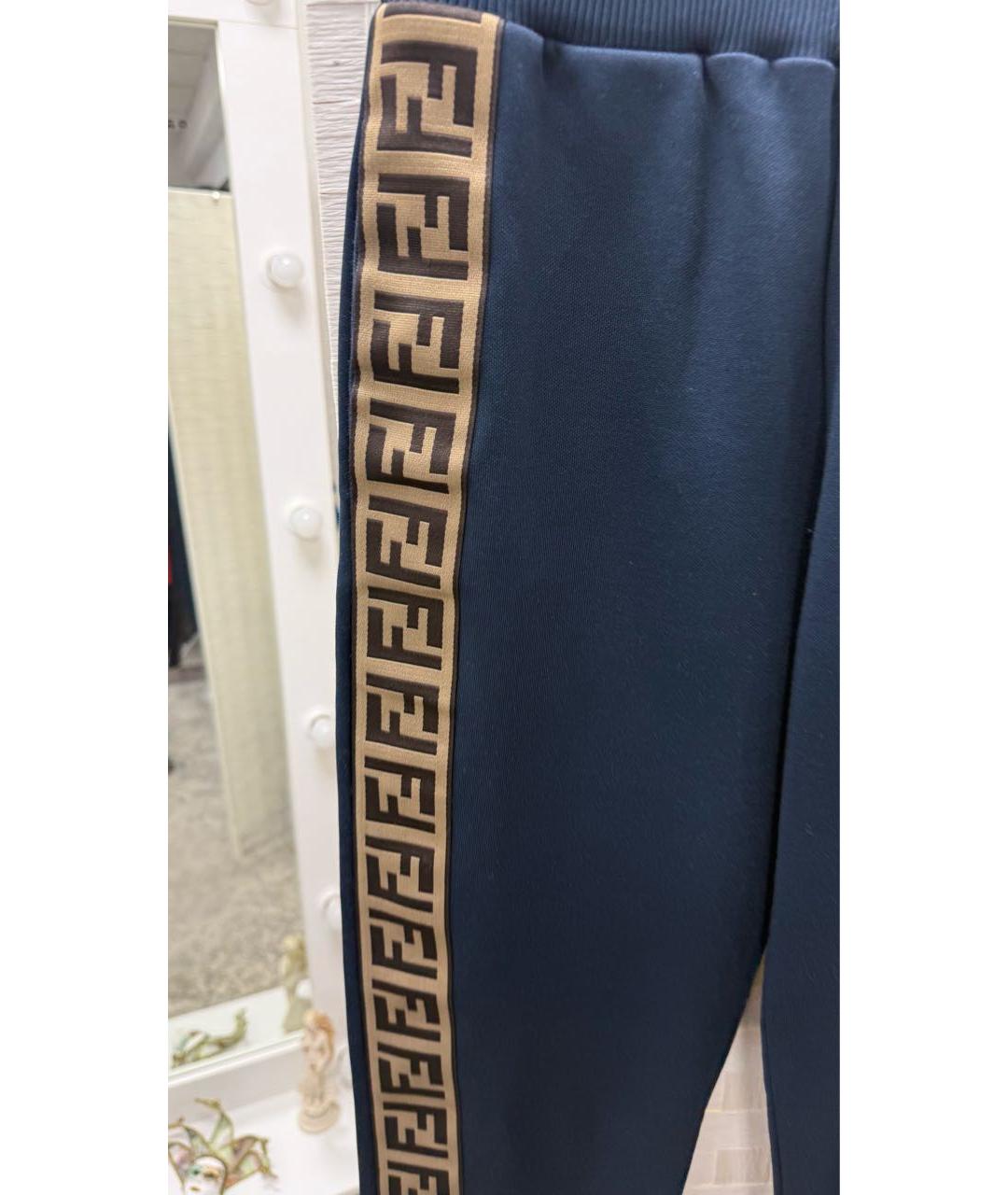 FENDI Темно-синий костюм с брюками, фото 6