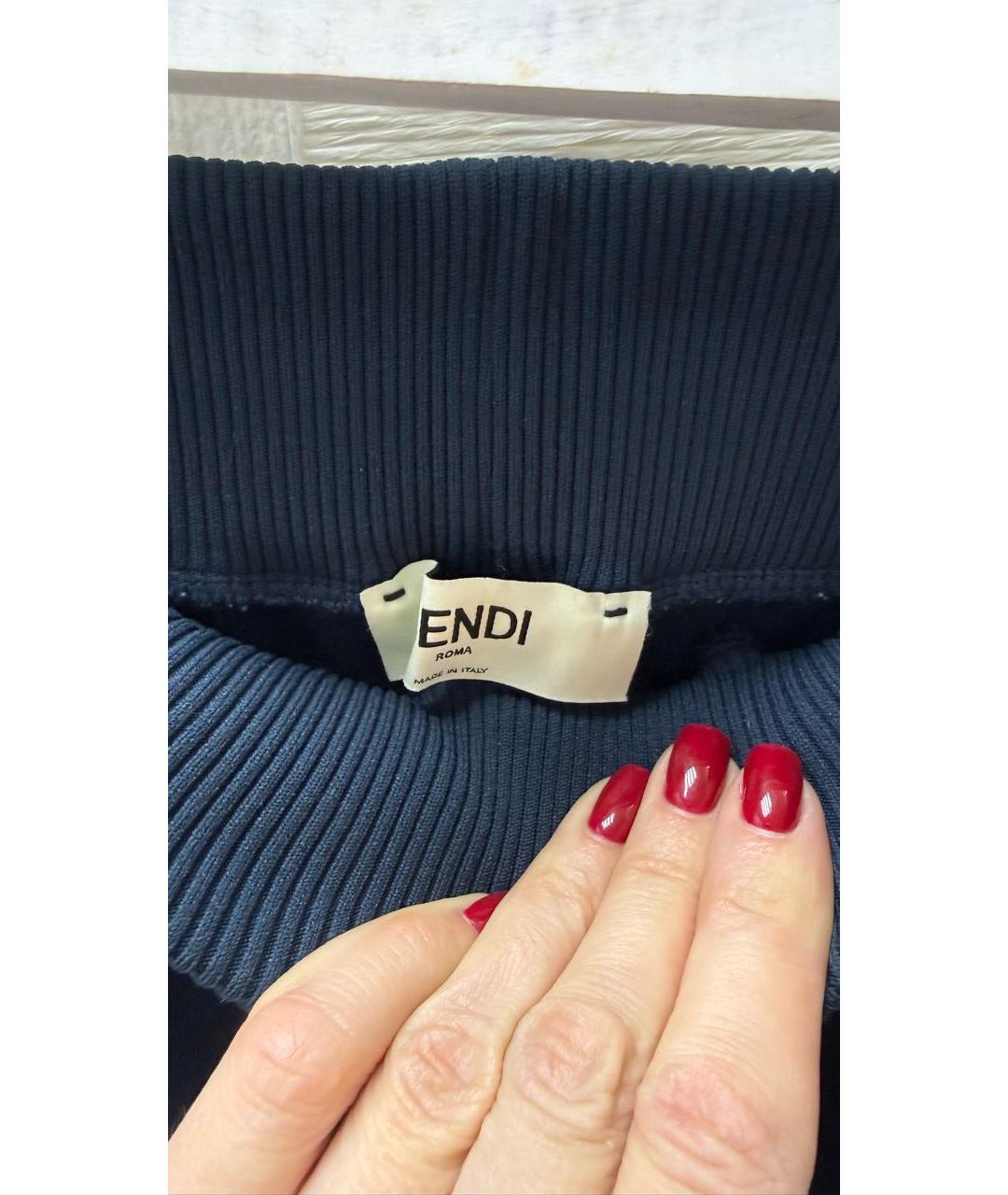 FENDI Темно-синий костюм с брюками, фото 3