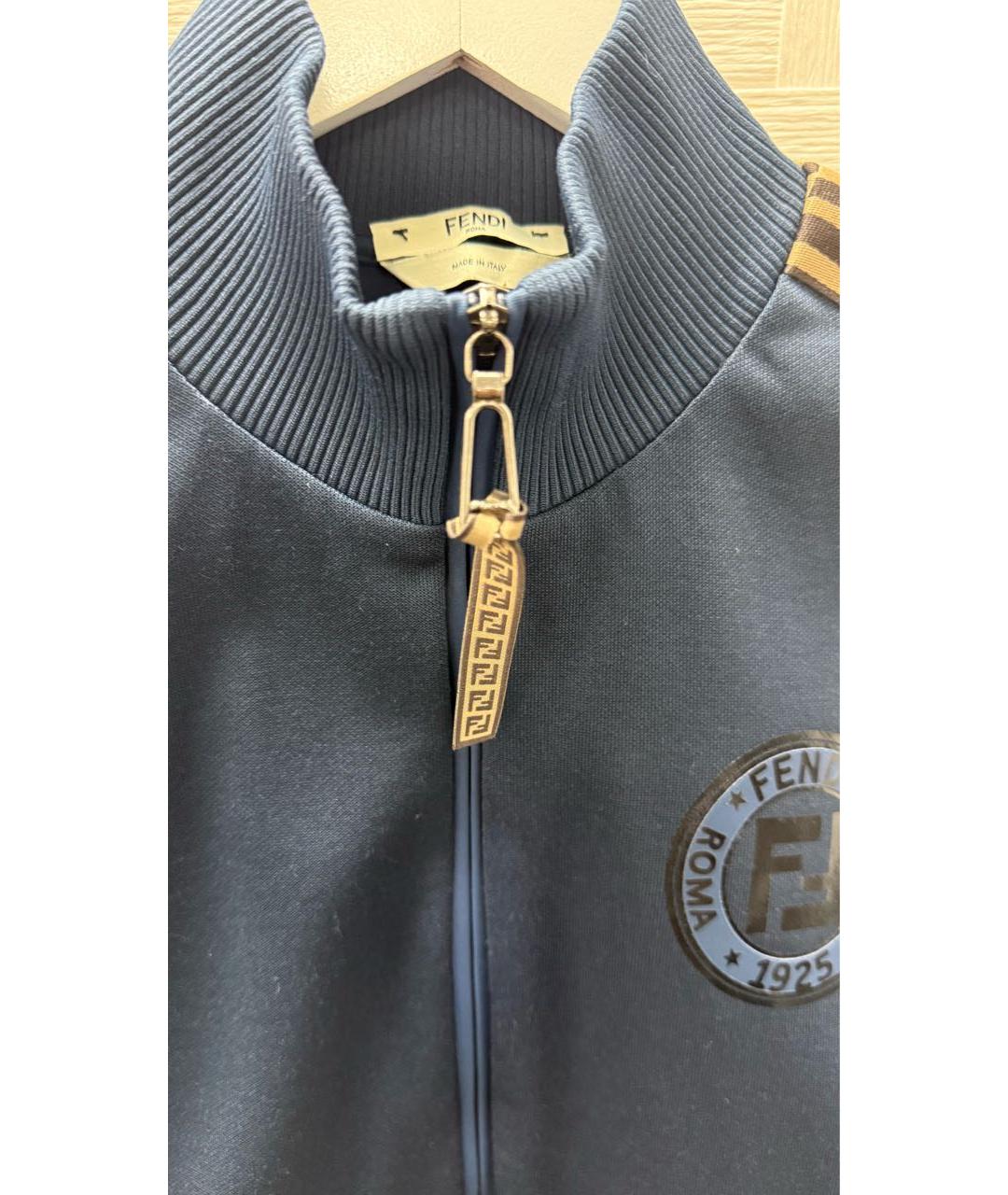 FENDI Темно-синий костюм с брюками, фото 7