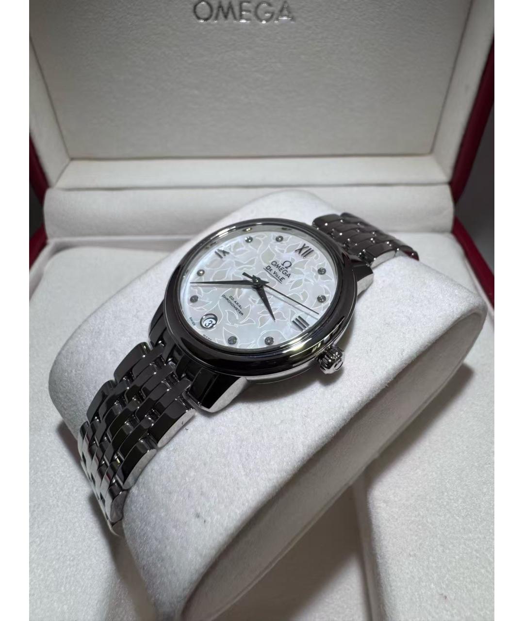 OMEGA Серебряные часы, фото 4