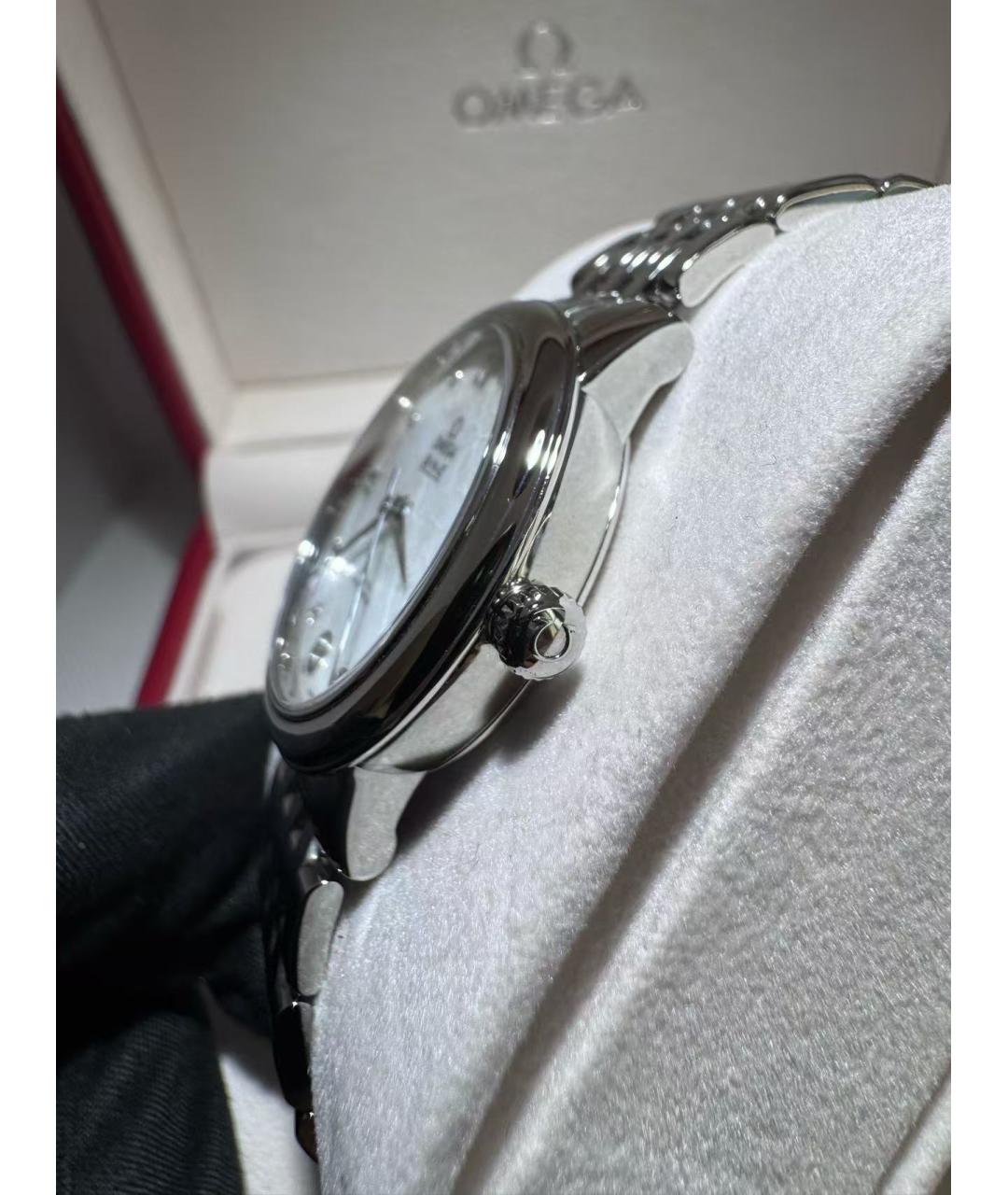 OMEGA Серебряные часы, фото 5