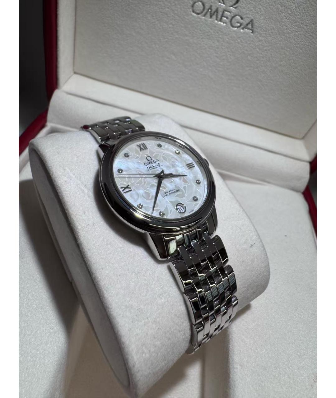 OMEGA Серебряные часы, фото 3