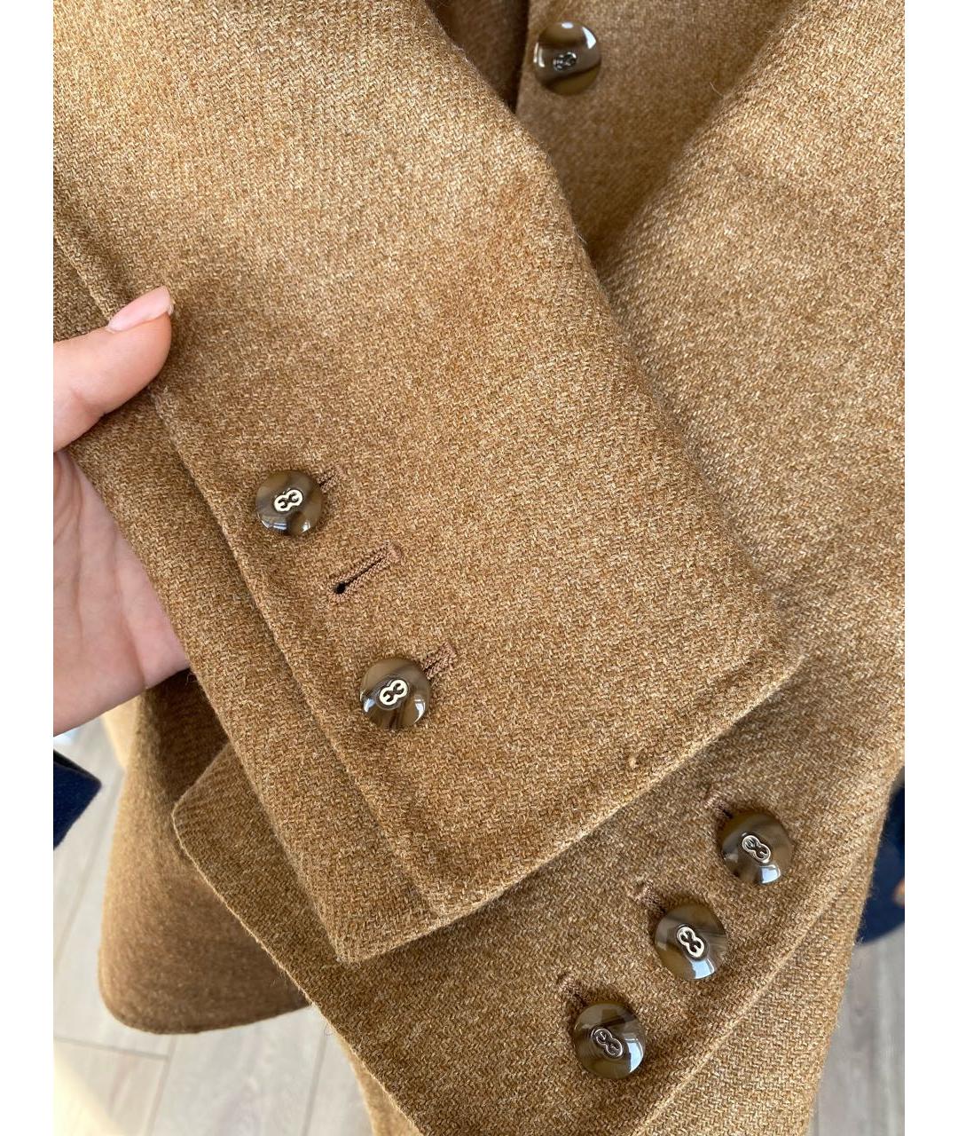 ESCADA Горчичный шерстяной жакет/пиджак, фото 6