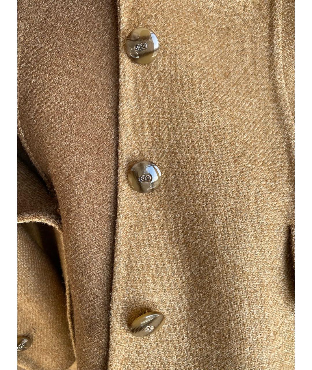 ESCADA Горчичный шерстяной жакет/пиджак, фото 5