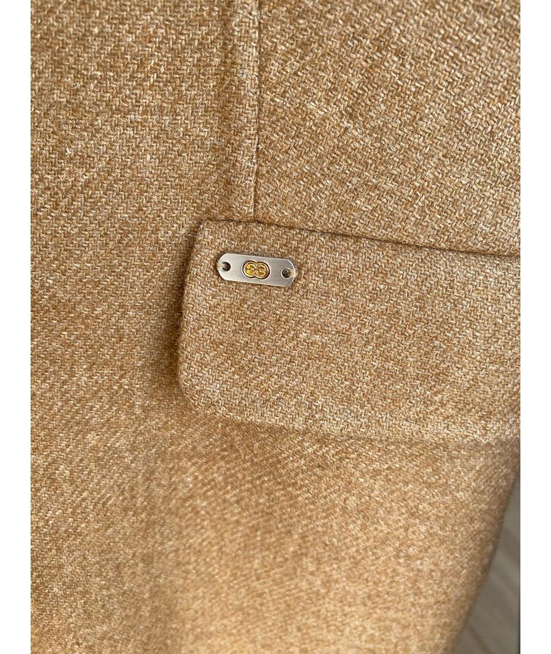 ESCADA Горчичный шерстяной жакет/пиджак, фото 4