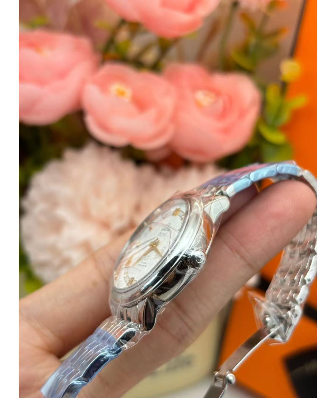 OMEGA Серебряные часы, фото 5