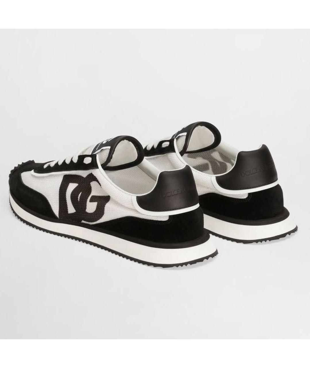 DOLCE&GABBANA Мульти текстильные низкие кроссовки / кеды, фото 4