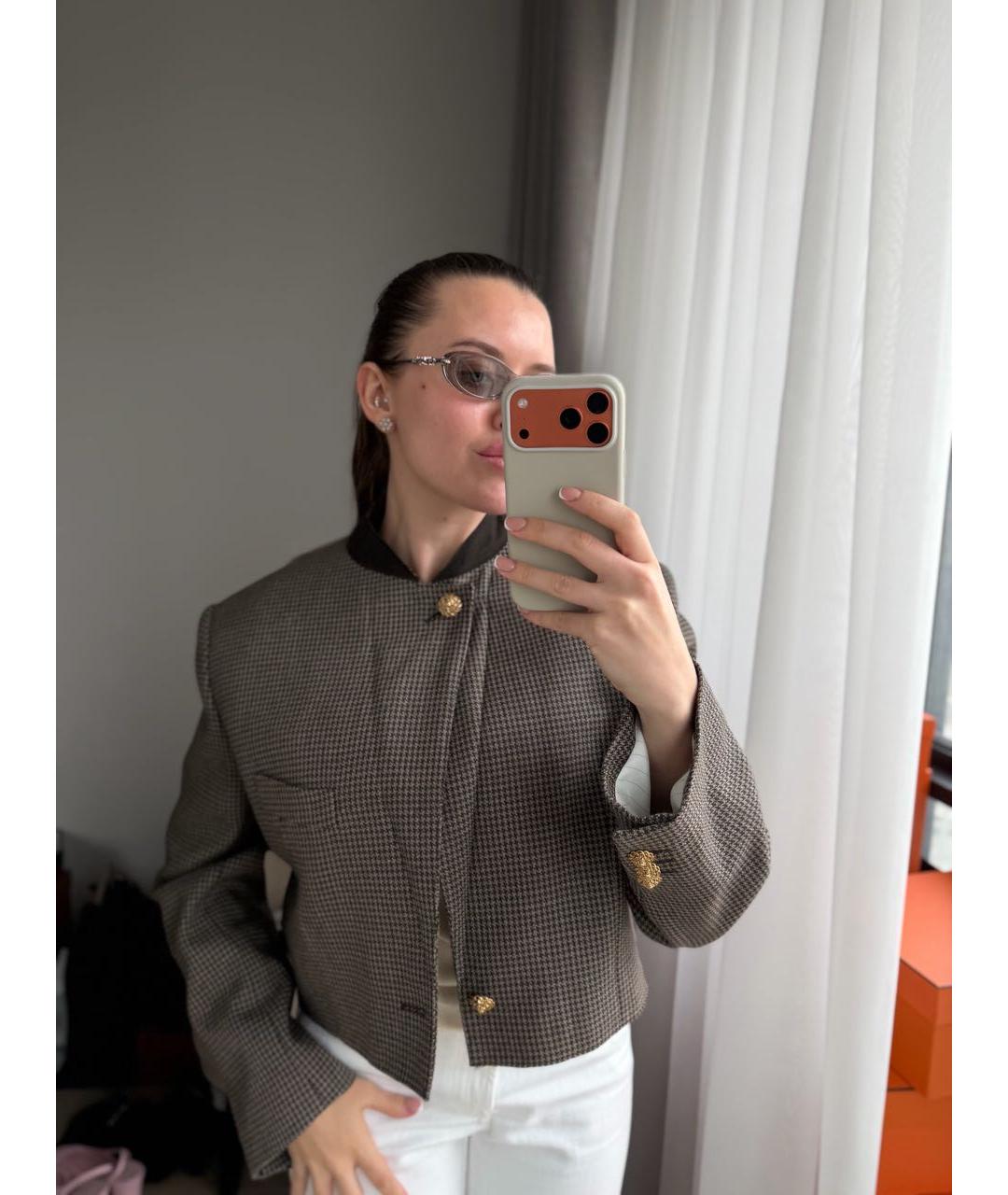 CHANEL Серые пластиковые солнцезащитные очки, фото 5