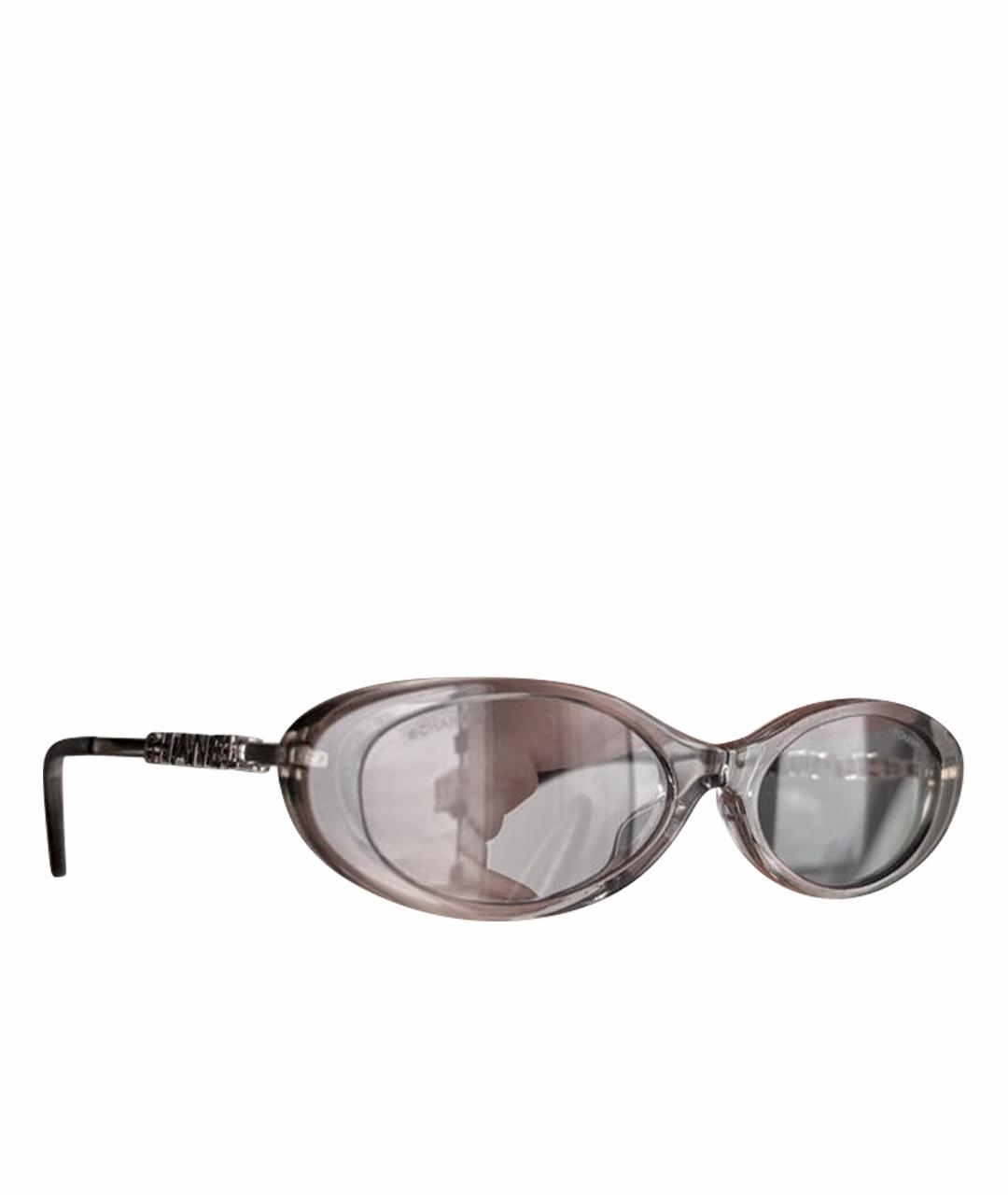 CHANEL Серые пластиковые солнцезащитные очки, фото 7