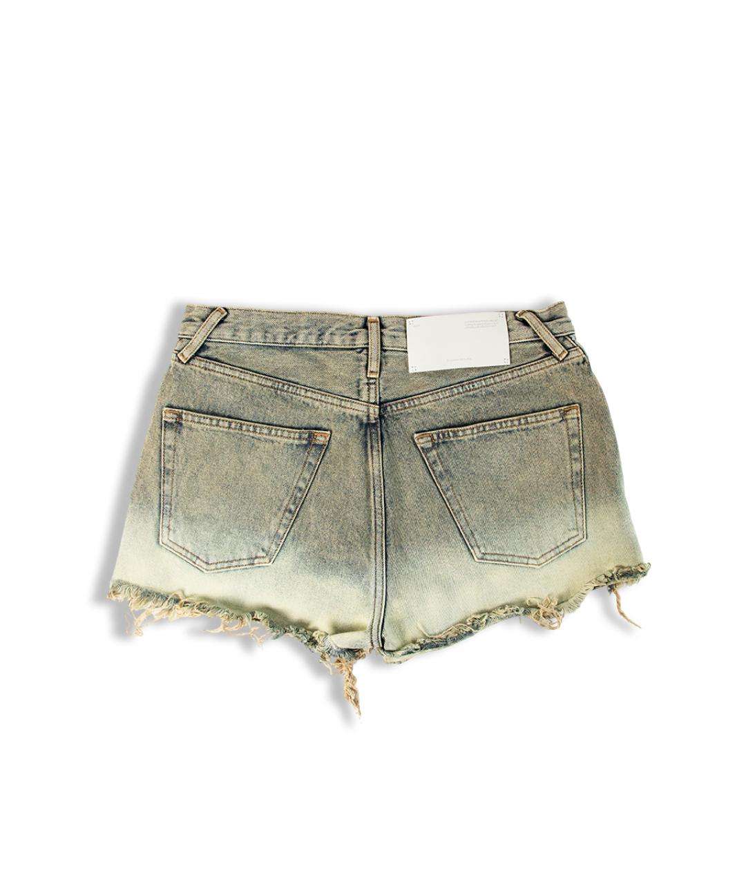 OFF-WHITE Серые деним шорты, фото 2