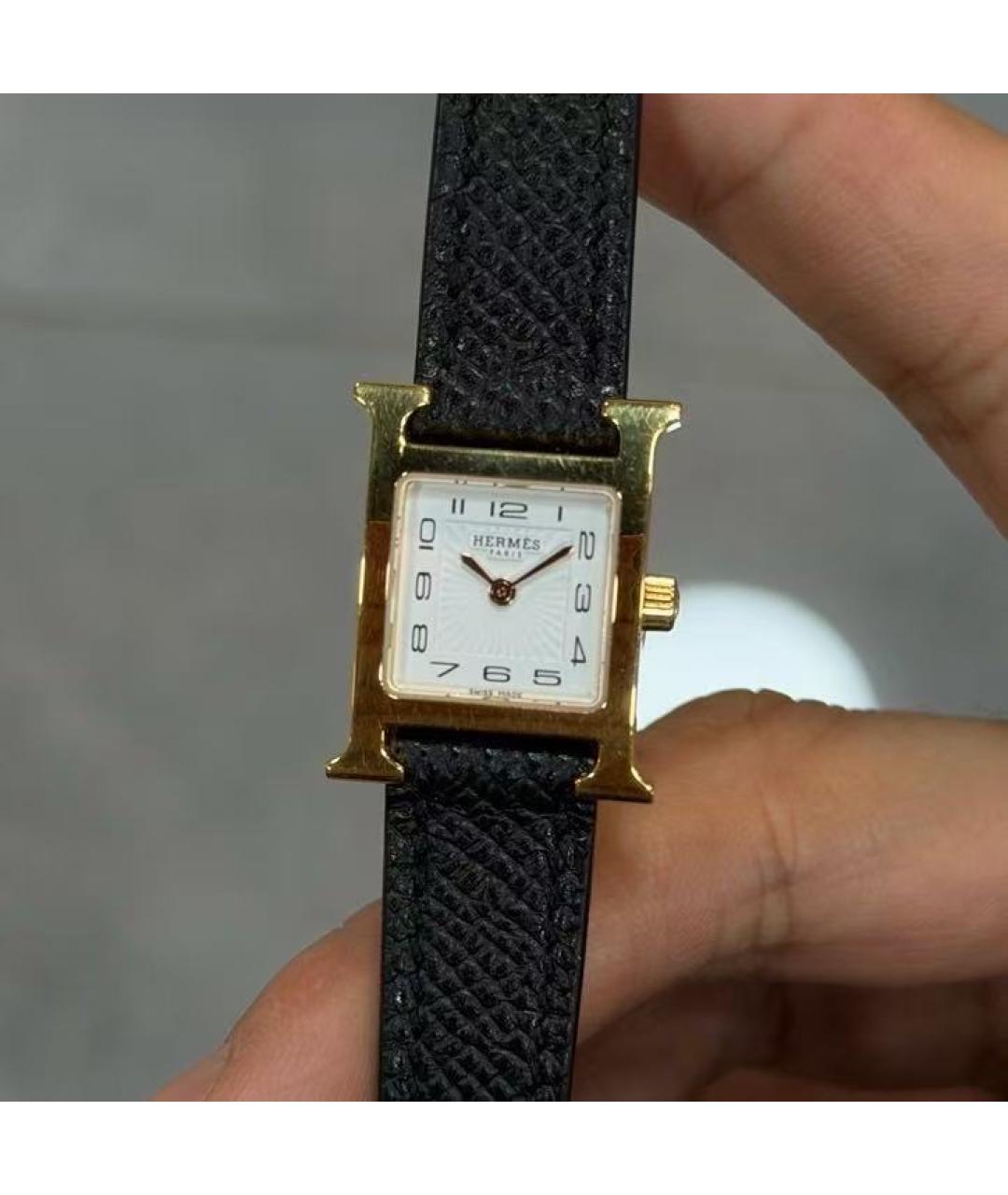 HERMES Золотые часы, фото 2