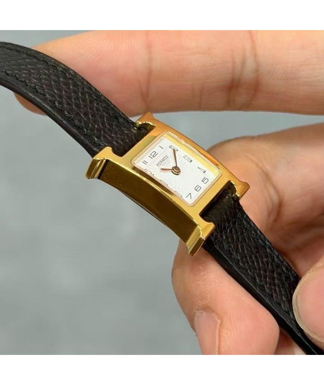 HERMES Золотые часы, фото 3