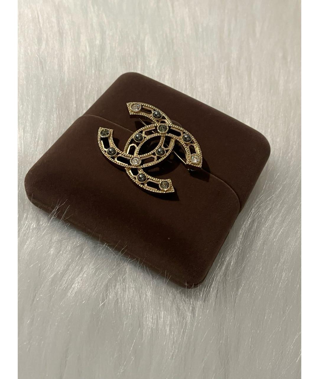 CHANEL Золотая булавка / брошь, фото 5