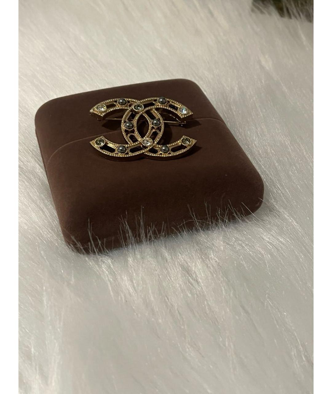 CHANEL Золотая булавка / брошь, фото 4