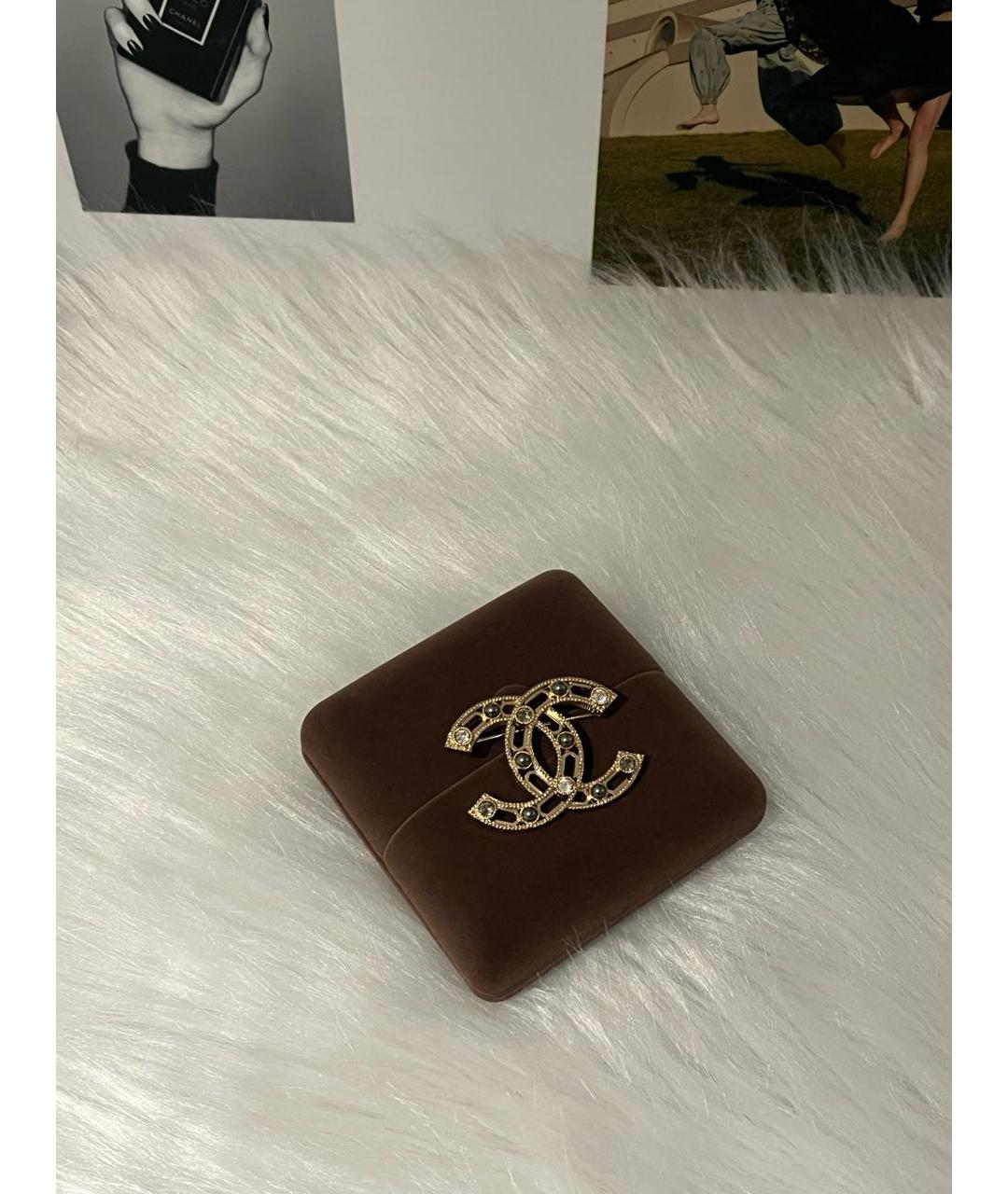 CHANEL Золотая булавка / брошь, фото 2