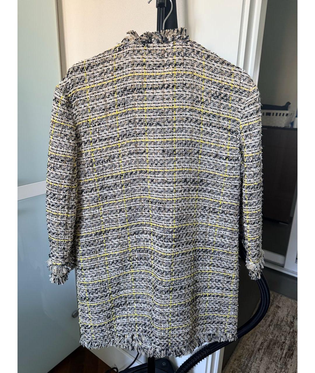 PATRIZIA PEPE Мульти твидовое пальто, фото 2