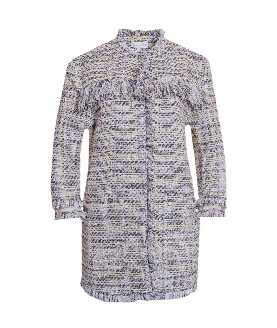 PATRIZIA PEPE Мульти твидовое пальто, фото 1