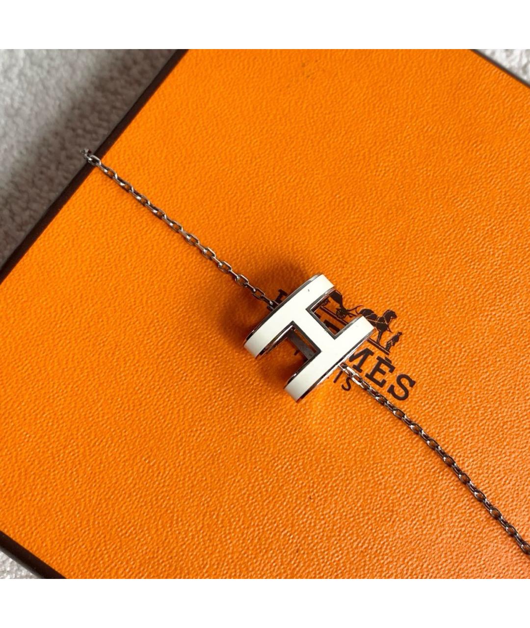 HERMES Серебряное колье, фото 4