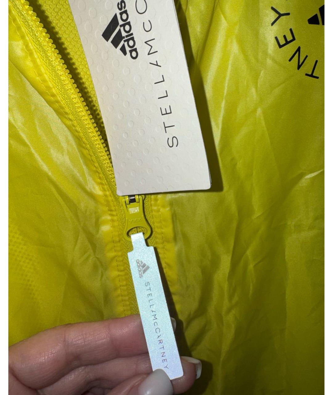 ADIDAS BY STELLA MCCARTNEY Желтая полиэстеровая куртка, фото 6