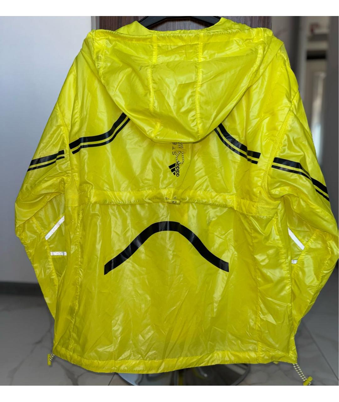 ADIDAS BY STELLA MCCARTNEY Желтая полиэстеровая куртка, фото 4