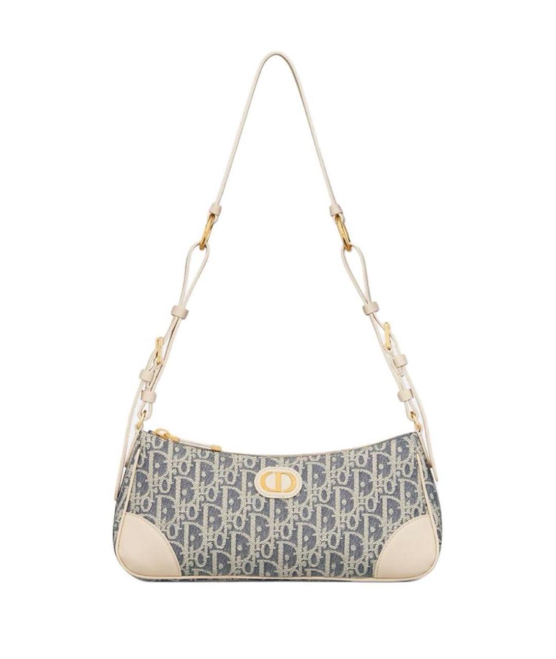 CHRISTIAN DIOR Голубая сумка через плечо, фото 7